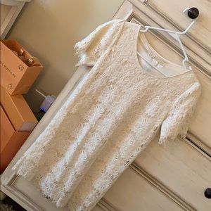 Lace White Dress